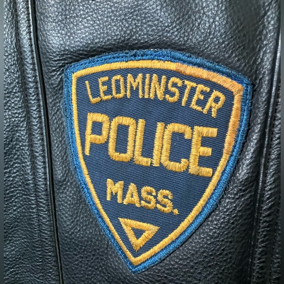 Harley Davidson Police Motorcycle Vest Size XL Patched Leather Blue Knights - Picture 7 of 16